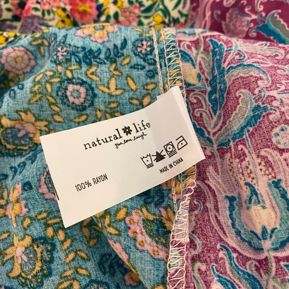 NATURAL LIFE Colorful Floral Maxi Skirt - Picture 8 of 8